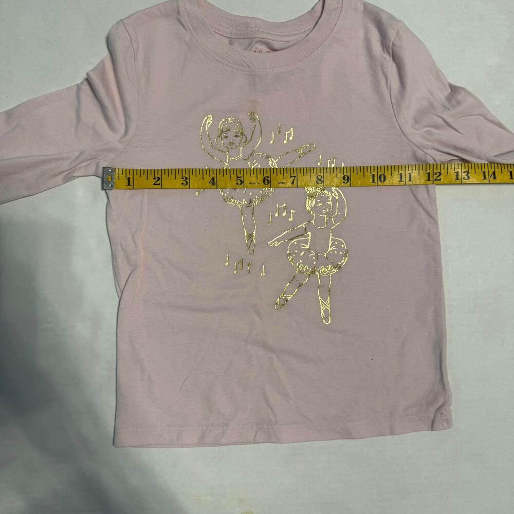 Lot of 2‎ Cat & Jack Girls 4T Long Sleeve Shirt School Autumn Casual Everyday - Picture 7 of 11